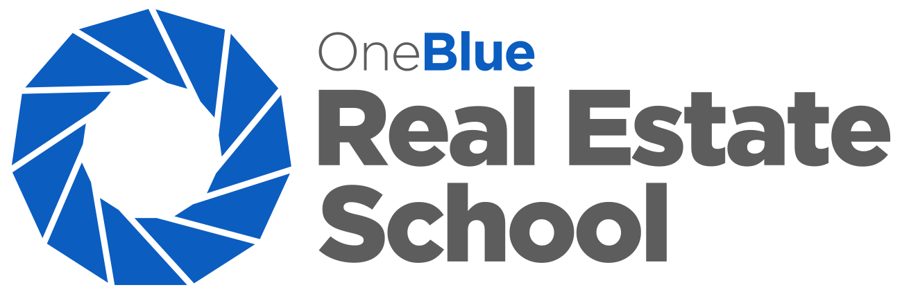 OneBlue Real Estate School logo in Orlando